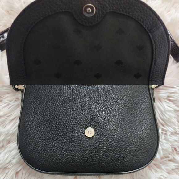 Kate Spade New York Black Leila Mini Flip Crossbody - Picture 7 of 9